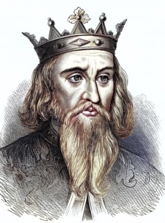 Henry I (1068-1135), King of England from 1100: youngest son of William I, the Conqueror. Wood
