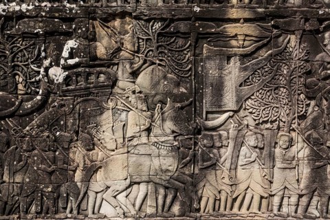 Bayon Temple, Angkor Wat, Angkor, UNESCO World Heritage Site, Siem Reap, Cambodia, Indochina,