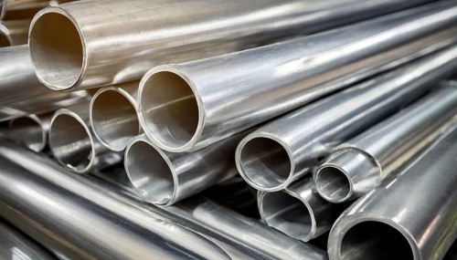 Metal, material, various tubes, made of stainless steel