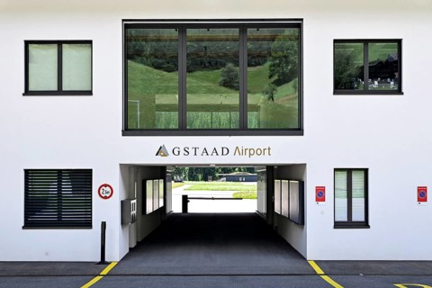 Gstaad airfield, Saanen, Switzerland, Europe