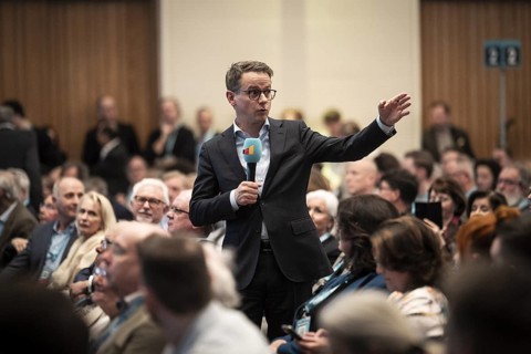 CDU Secretary General Carsten Linnemann attends the CDU policy convention in Cologne, 1 March 2024