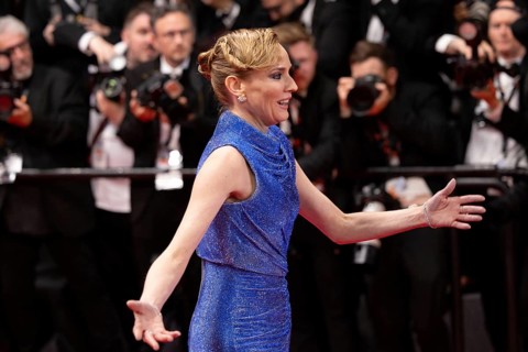 Cannes, France, 20.5.2024: Diane Kruger at the premiere of The Shrouds' on the red carpet of the