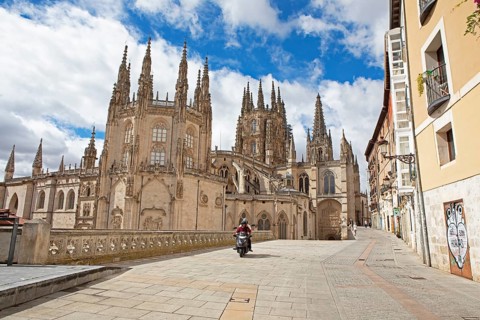 Cathedral of Santa Maria of Burgos, Old Town, Province of Burgos, Castile and Leon, Spain, Europe