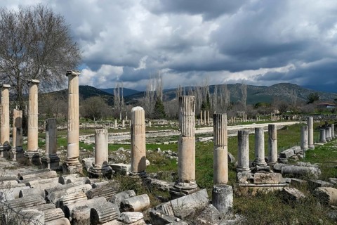 Excavation site site of the ancient city of Aphrodisias, today's city of Geyre, Karacasu, Aydin,