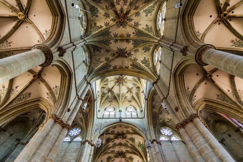 Interior view, Church of Our Lady, UNESCO World Heritage Site, Trier, Rhineland-Palatinate,