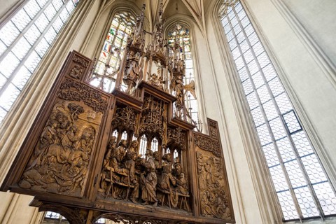 Altar of the Holy Blood by Tilman Riemenschneider, Jakobskirche, Stadtkirche St. Jakob, Rothenburg