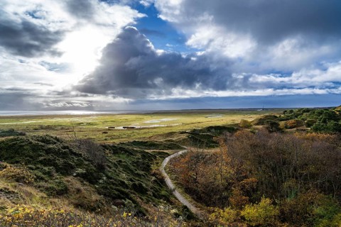 North Sea island of Spiekeroog, East Frisia, Lower Saxony, Germany, marshes, salt marshes,
