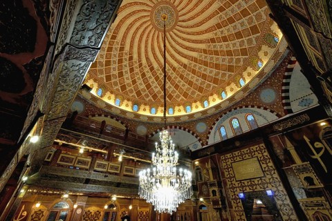 Uzungol mosque, Prayer room and cupola, Trabzon, Turkey, Asia