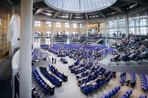 Marco Buschmann (FDP), Federal Minister of Justice, recorded during a speech on internal security