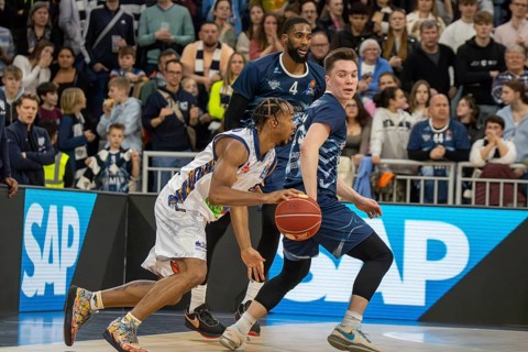 16.03.2024, easy Credit BBL, German Basketball League, Matchday 24) : Game scene MLP Academics