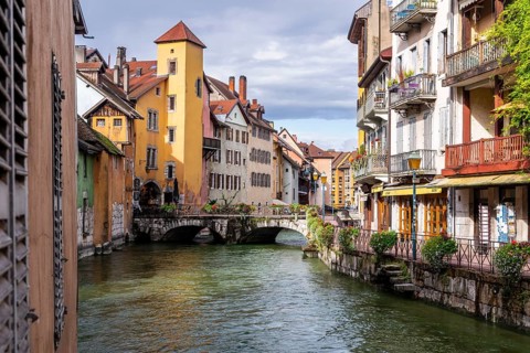 City of Annecy, Departement Haute-Savoie, region Auvergne-Rhône-Alpes, France, Europe