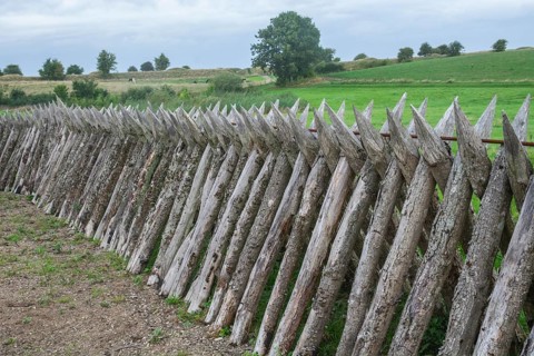 Dybbøl Banker entrenchment, memory from the war with Germany 1864, Dybbol, Sonderborg, Als, South
