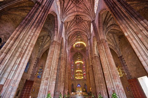 Famous Blessed Sacrament Temple in Guadalajara (Templo Expiatorio del Santisimo Sacramento)