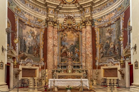 The Church of St Ignatius or the Jesuit Church Dubrovnik, Croatia, Europe