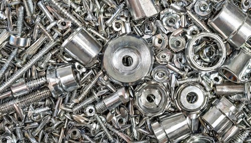 Metal, material, components, bolts and screw connections made of stainless steel