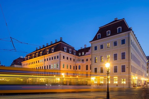 The Taschenbergpalais was built from 1705 as a baroque aristocratic palace in Dresden. After its