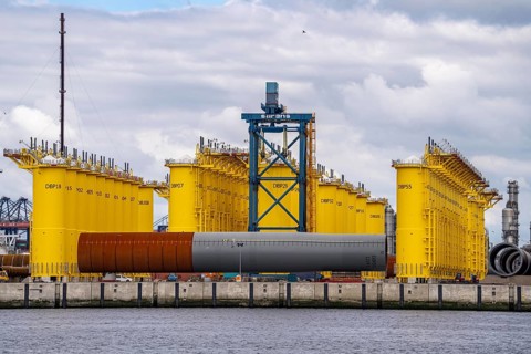 SIF Offshore Foundaitons, production of foundations, monopiles, for offshore wind turbines, the