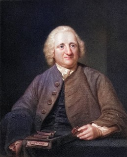John Dollond 1706, 1761 English optician From the book Gallery of Portraits, London 1833, Historic,