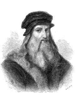 Leonardo da Vinci, 15 April 1452, 2 May 1519, an Italian painter, sculptor, architect, anatomist,