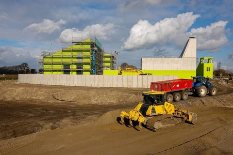 28.10.2020, Oberhausen, Ruhr area, North Rhine-Westphalia, Germany - Emscher conversion, new