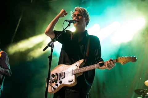 Dirk von Lowtzow, singer and guitarist of Tocotronic live on Golden Years Tour 2025 in Berlin's