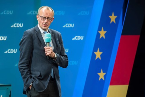 Election event of the CDU party for the Bundestag elections with top candidate Friedrich Merz.
