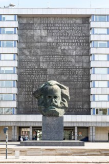 Karl Marx Monument, Chemnitz, Saxony, Germany, Europe