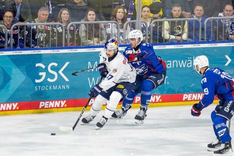 DEL, German Ice Hockey League season 2024/25, Matchday 28: Adler Mannheim vs Red Bull Munich