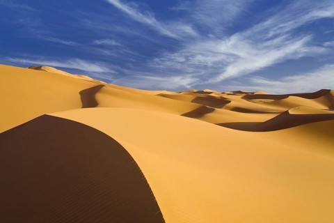 Sand Dunes, Libyan Desert, Sahara, Libya, Africa