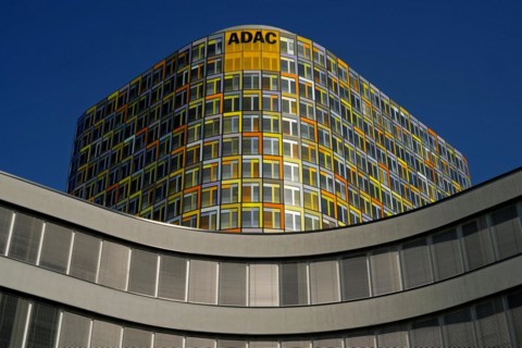 The ADAC building in Munich, Germany, ADAC headquarters, Munich, Bavaria, Federal Republic of