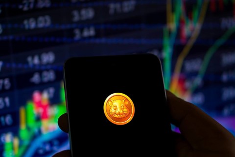 Hamster Kombat telegram bot on smartphone screen. Hamster Kombat is a viral Telegram based crypto