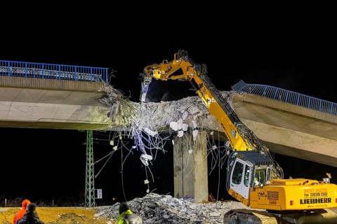 Following investigations of another reinforced concrete bridge in Saxony and the cracks caused by