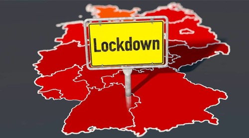 Symbolic image on the subject of the Germany-wide Corona Lockdown