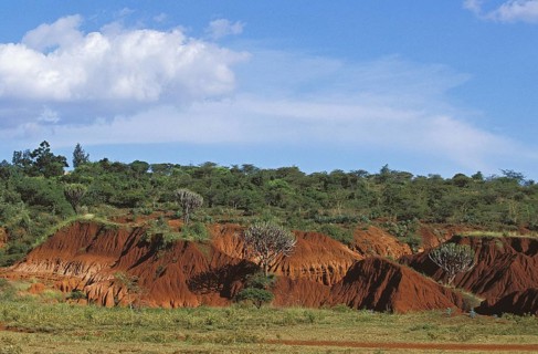 LANDSCAPE SHOWING EROSION, TANZANIA