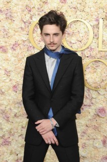 Timothee Chalamet at the 82nd Annual Golden Globe Awards held at the Beverly Hilton Hotel in