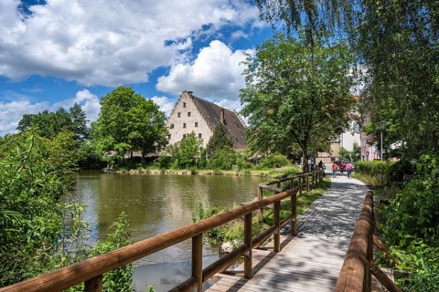 Heiligkreuztal Monastery, park grounds of the former Cistercian monastery, now a conference venue