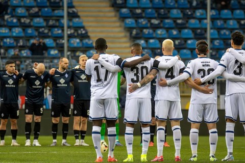 Football 3rd division, 2024/25 season, matchday 19: Waldhof Mannheim vs Arminia Bielefeld. Picture: