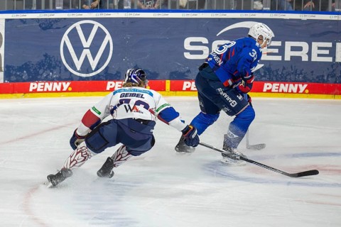 DEL, German Ice Hockey League season 2024/25, 52nd matchday: Adler Mannheim vs Eisbären