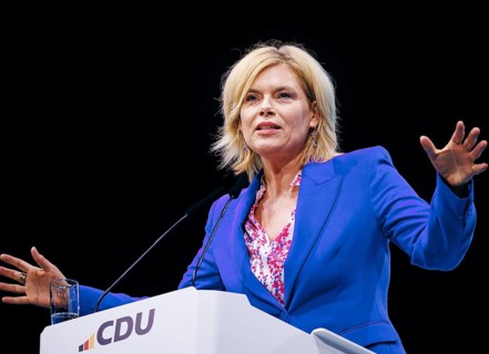 Julia Klöckner, photographed at the CDU Germany 2024 party conference in Berlin, 6 May 2024