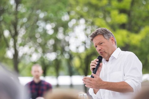 Robert Habeck (Vice-Chancellor and Federal Minister for Economic Affairs and Climate Protection,