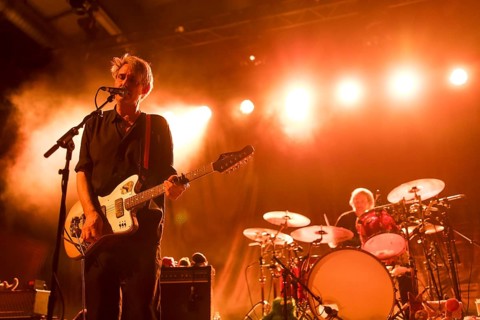 Dirk von Lowtzow, singer and guitarist of Tocotronic live on Golden Years Tour 2025 in Berlin's