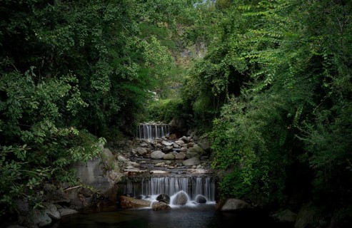 Finelebach, river bed, Schenna, Passeier, Passeier Valley, South Tyrol, Autonomous Province of