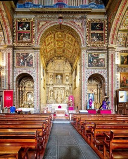 Church of São João Evangelista, Igreja do Colégio, Jesuit College, Jesuit Church, interior view