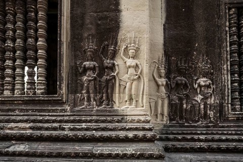 Angkor Wat, Angkor, UNESCO World Heritage Site, Siem Reap, Cambodia, Indochina, Southeast Asia,