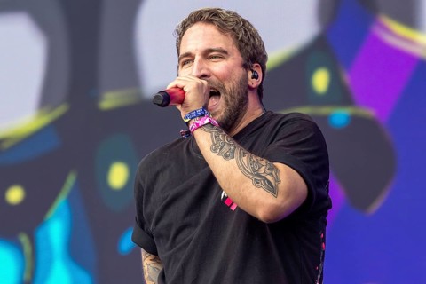 Adenau, Germany, 8 June 2024: Electric Callboy (Nico Sallach, vocals) play at Rock am Ring. The