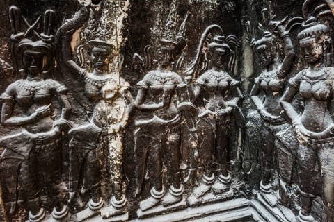 Angkor Wat, Angkor, UNESCO World Heritage Site, Siem Reap, Cambodia, Indochina, Southeast Asia,