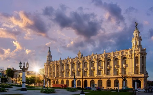 Havana Gran Theater (Gran Teatro de La Habana), a home to the Cuban National Ballet located in
