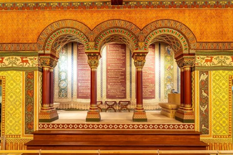 The Singers' Hall at Wartburg Castle in Eisenach, Thuringia, Germany, Europe