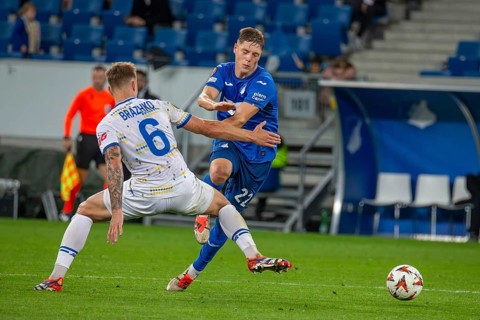 Football UEFA Europa League, 2024/25 season, matchday 2: TSG Hoffenheim v Dynamo Kiev. Picture: