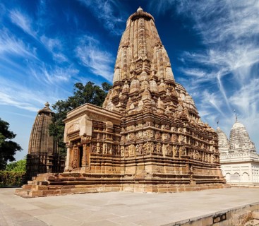 Vaman Temple in famous indian tourist site Khajuraho, Madhya Pradesh, India, Asia